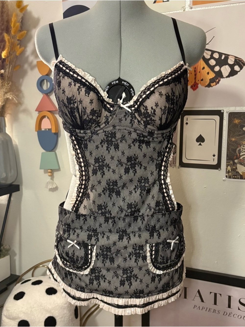 Victoria’s Secret Sexy Little Things Apron Set NWT 36B + Small Panties